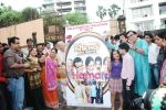 at Khichidi film promotion as they visit SRK outside Mannat on 27th Aug 2010 (29).JPG